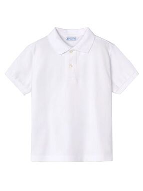 Size 6 Boys Mayoral Classic White Polo for Kids